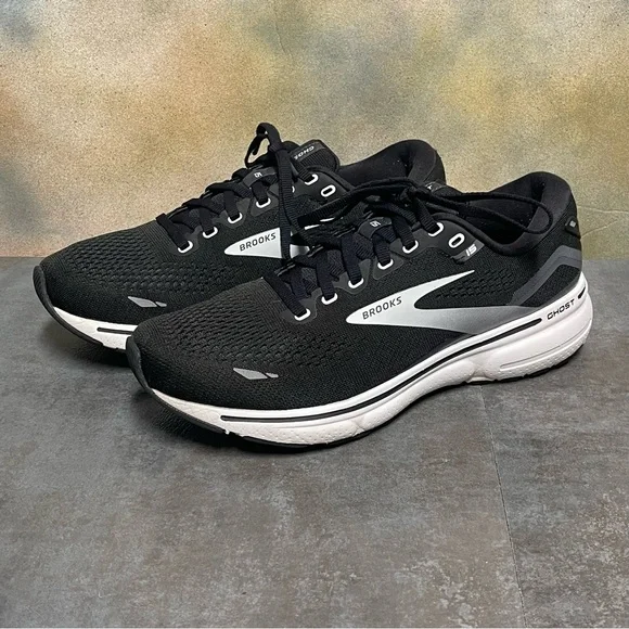 Brooks Ghost 15 1203501B012 Women's Black/White Running Shoes Size 9.5B - Picture 2 of 16